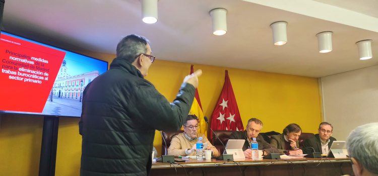 UGAMA traslada al Consejero la grave situación del campo madrileño en la Cámara Agraria