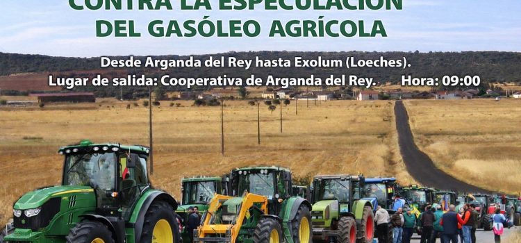 UGAMA convoca a los agricultores y ganaderos de la Comunidad de Madrid a sumarse a la movilización contra la subida del gasóleo en Loeches